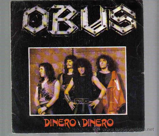 Discos de vinilo: Single OBUS - DINERO DINERO + PERDIDO EN LA CIUDAD - Foto 1