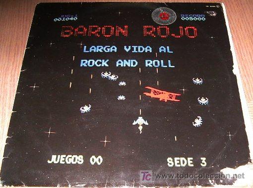 Discos de vinilo: baron rojo	larga vida al rocknroll - Foto 1
