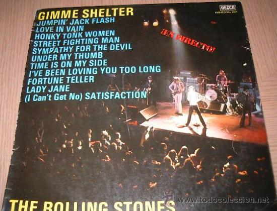 Discos de vinilo: the rolling stones   gimme shelter - Foto 1