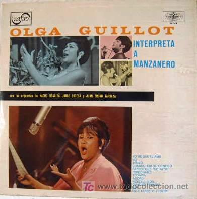 Discos de vinilo: OLGA GUILLOT INTERPRETA A MANZANERO - Foto 1