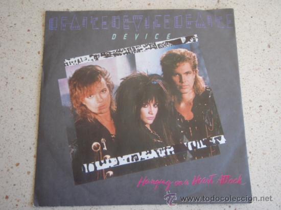 Discos de vinilo: DEVICE ( HANGING ON A HEART ATTACK 2 VERSIONES ) GERMANY-1986 SINGLE45 CHRYSALIS - Foto 1