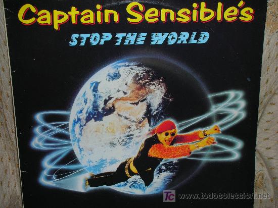 Discos de vinilo: CAPTAIN SENSIBLE&acute;S-STOP THE WORLD-MAXISINGLE - Foto 1