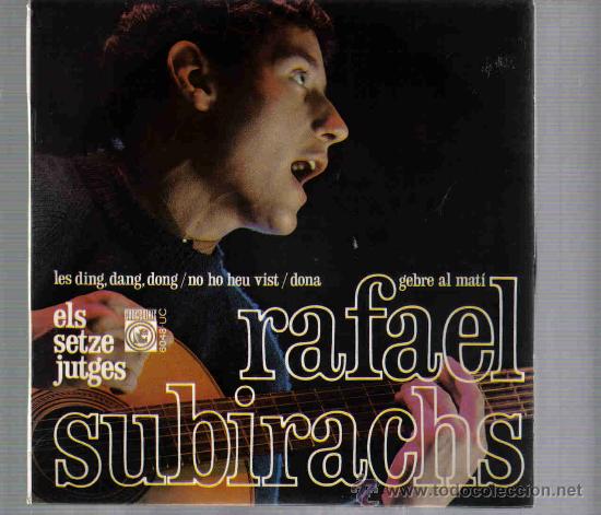 Discos de vinilo: EP  RAFAEL SUBIRACHS - LES DING DANG DONG - Foto 1