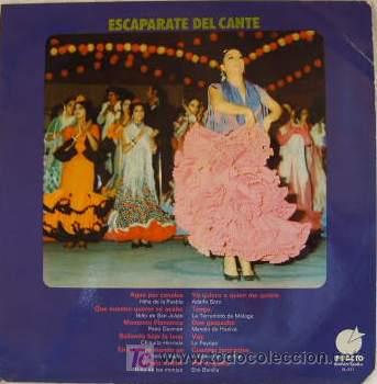 Discos de vinilo: ESCAPARATE DEL CANTE - VARIOS AUTORES - Foto 1