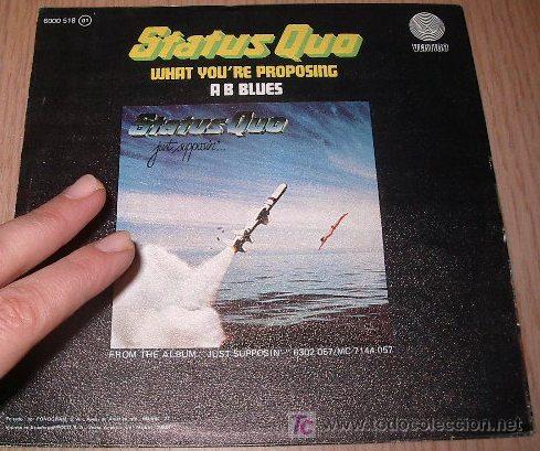 Discos de vinilo: status quo	what youre proposing - ab blues - Foto 1