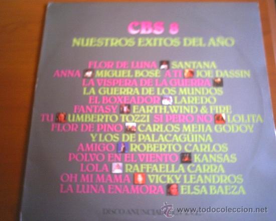 Discos de vinilo: CBS 8 - 1978 - EXITOS DEL A&Ntilde;O - Foto 1