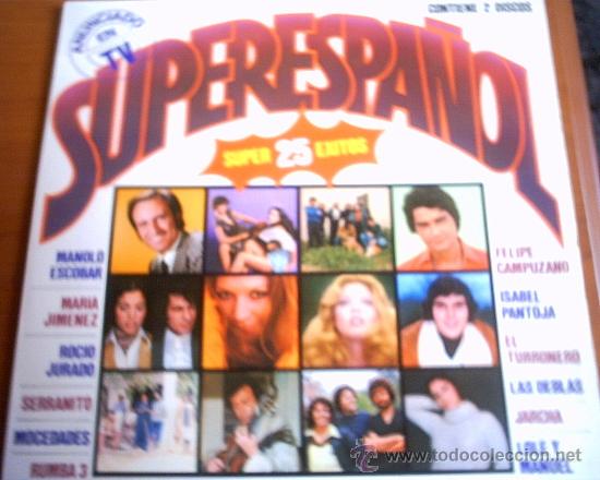 Discos de vinilo: SUPER ESPA&Ntilde;OL - BELTER - 1978 - DOBLE LP - Foto 1