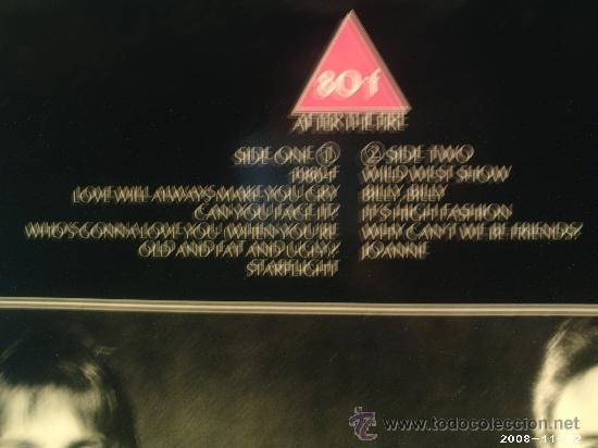 Discos de vinilo: AFTER THE FIRE ---- 80 - F - Foto 2