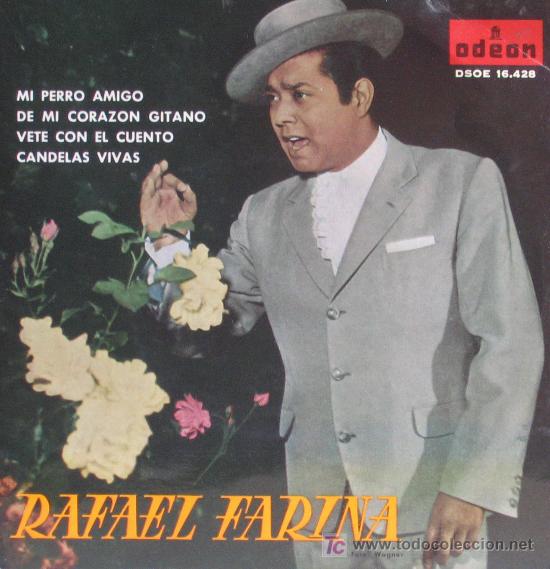 Discos de vinilo: RAFAEL FARINA &lsquo;MI PERRO AMIGO&rsquo; EP 1961 ODEON - Foto 1