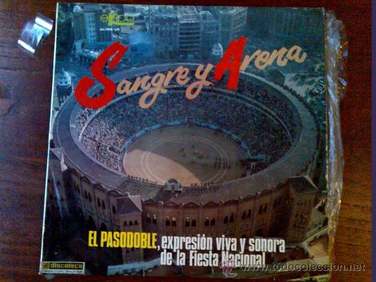Discos de vinilo: LP SANGRE Y ARENA, EL PASODOBLE - Foto 1