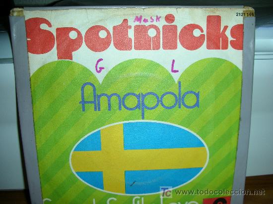 Discos de vinilo: SPOTNICKS-AMAPOLA - Foto 1