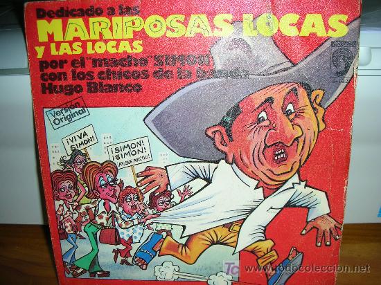 Discos de vinilo: MACHO SIMON-MARIPOSAS LOCAS - Foto 1