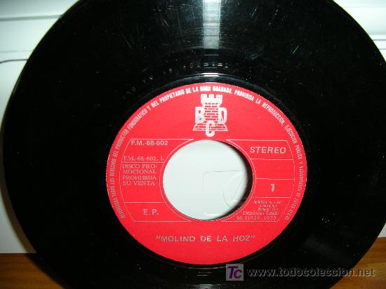 Discos de vinilo: ALAIN MAURICE-MOLINO DE LA HOZ E.P. - Foto 1