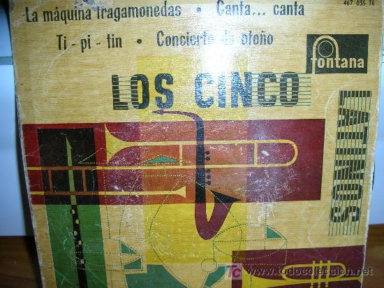 Discos de vinilo: LOS 5 LATINOS E.P. - Foto 1