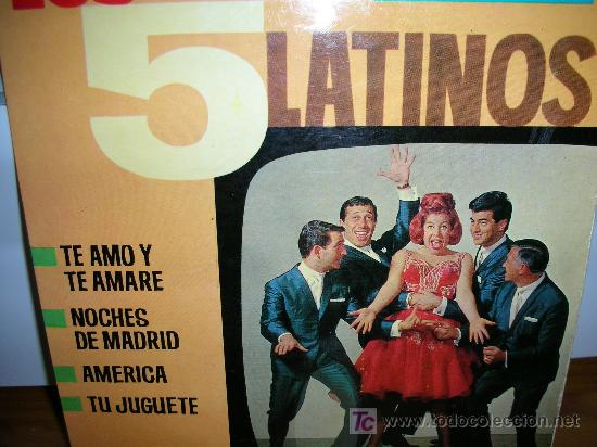 Discos de vinilo: LOS 5 LATINOS E.P. - Foto 1