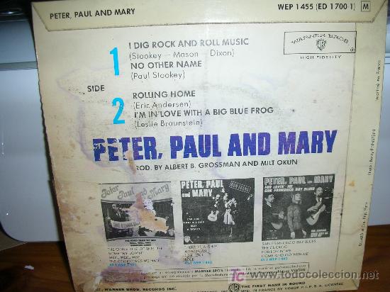 Discos de vinilo: PETER PAUL AND MARY E.P. - Foto 2