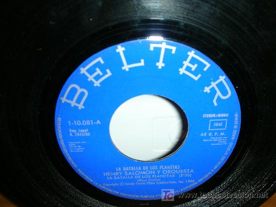 Discos de vinilo: LA BATALLA DE LOS PLANETAS-HENRY SALOMON - Foto 2