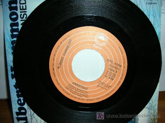 Discos de vinilo: ALBERT HAMMOND-ANSIEDAD - Foto 2