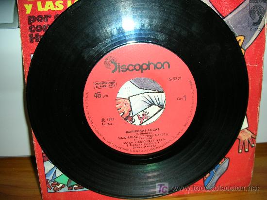 Discos de vinilo: MACHO SIMON-MARIPOSAS LOCAS - Foto 2