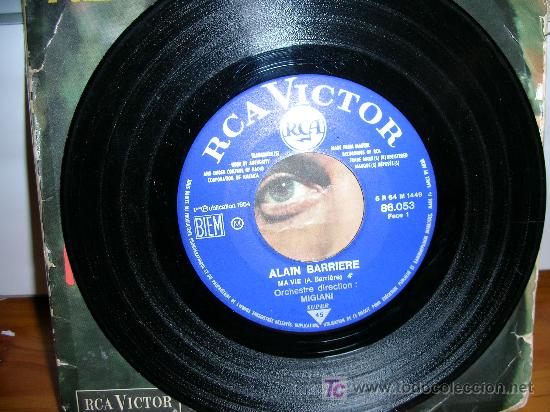 Discos de vinilo: ALAIN BARRIERE E.P. - Foto 2