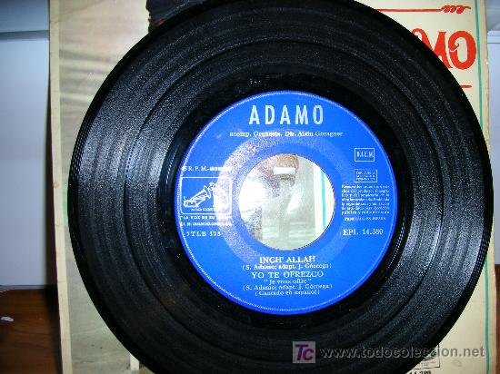 Discos de vinilo: ADAMO E.P. - Foto 2