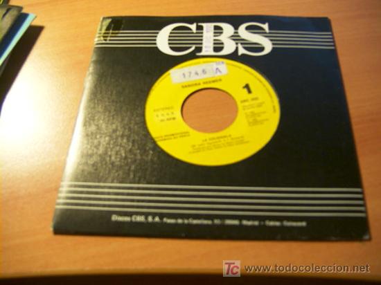 Discos de vinilo: SANDRA REEMER ( LA COLEGIALA ) 45 RPM ESPA&Ntilde;A PROMO 1990 (EPI04)