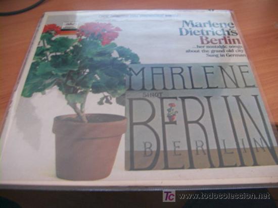 Discos de vinilo: MARLENE DIETRICH ( BERLIN ) LP GERMANY (B-51) - Foto 1