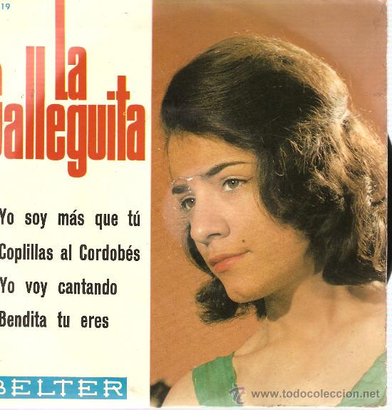 Discos de vinilo: EP LA GALLEGUITA - YO SOY MAS QUE TU + 3 - Foto 1
