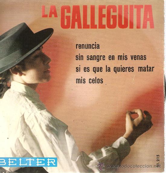 Discos de vinilo: EP LA GALLEGUITA - RENUNCIA + 3 - Foto 1