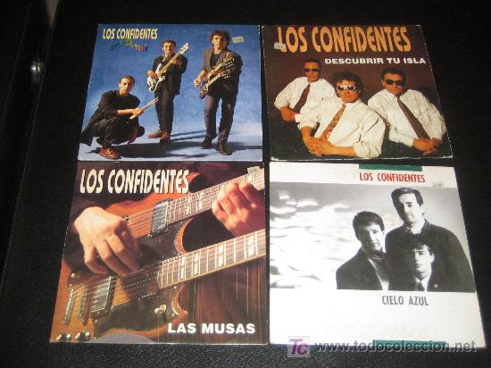 Discos de vinilo: LOTE DE 4 SINGLES DE CONFIDENTES - Foto 1