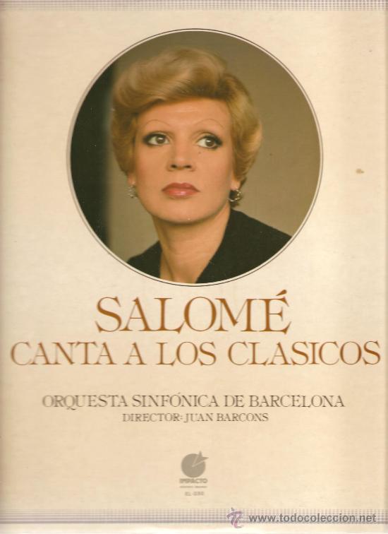 Discos de vinilo: lp SALOME cantando a BRAHMS, WAGNER, ALBINONI, TCHIKOWSKI , ETC - Foto 1
