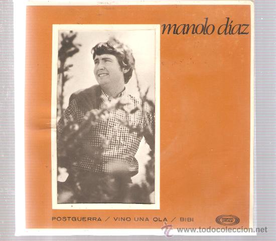 Discos de vinilo: EP MANOLO DIAZ - POSTGUERRA - Foto 1