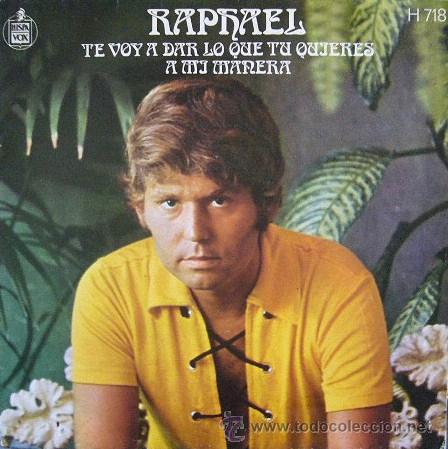 Discos de vinilo: DV0234.- RAPHAEL. HISPAVOX H718 - Foto 1