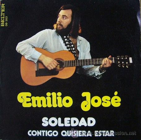 Discos de vinilo: DV0237.- EMILIO JOS&Eacute;. SOLEDAD. BELTER 08.303 - Foto 1