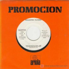 Discos de vinilo: UXV ORQUESTA PLATERIA SINGLE PROMOCIONAL 1980 PEDRO NAVAJA MAMBO Nº 8 ARIOLA. Lote 22250536