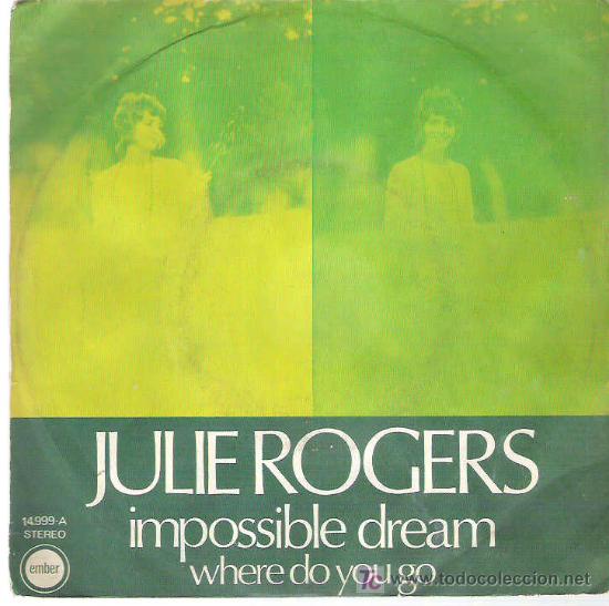 Discos de vinilo: JULIE ROGERS - IMPOSSIBLE DREAM ** EMBER 1971 - Foto 1