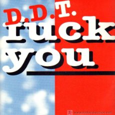 Discos de vinilo: D.D.T. - FUCK YOU / MY DJ SO BAD - MAXISINGLE 1996 - COMO NUEVO