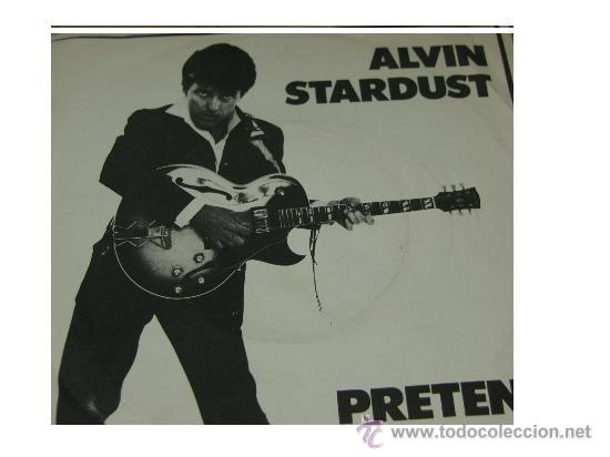 Discos de vinilo: ALVIN STARDUST SINGLE PRETEND 1981 SPA - Foto 1