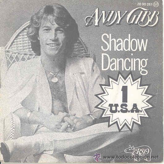 Discos de vinilo: ANDY GIBB SINGLE SHADOW DANCING 1978 SPA RSO - Foto 1