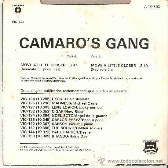 Discos de vinilo: CAMARO&acute;S  GANG - Foto 2