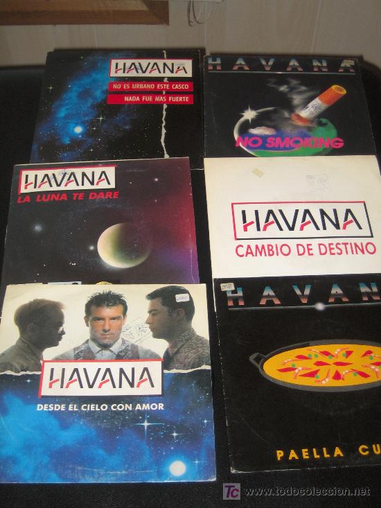 Discos de vinilo: LOTE DE 6 SINGLES DE HAVANA - Foto 1