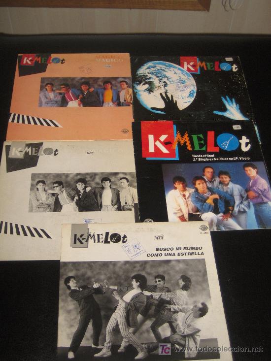Discos de vinilo: LOTE DE 5 SINGLES DE K-MELOT - Foto 1