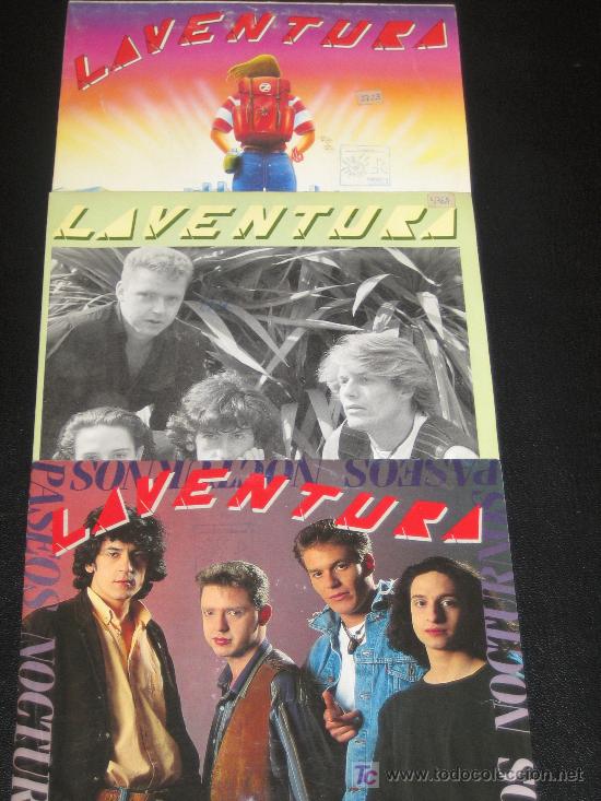 Discos de vinilo: LAVENTURA - LOTE DE 3 SINGLES - Foto 1