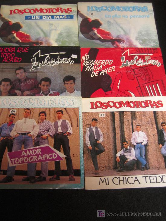 Discos de vinilo: LOTE DE 6  SINGLES  -  LOCOMOTORAS - Foto 1