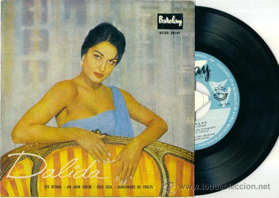 Discos de vinilo: DALIDA. Les gitans..............        (Vinilo-ep 1959) - Foto 1