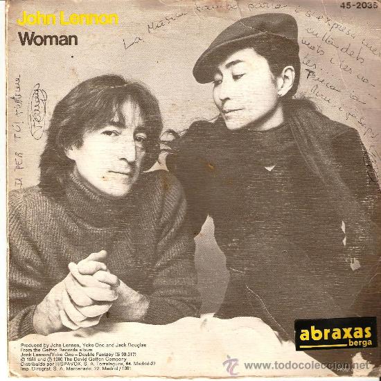Discos de vinilo: JOHN LENNON WOMAN - Foto 2