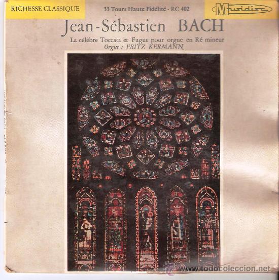 Discos de vinilo: JEAN - S&Eacute;BASTIEN  BACH - Foto 1
