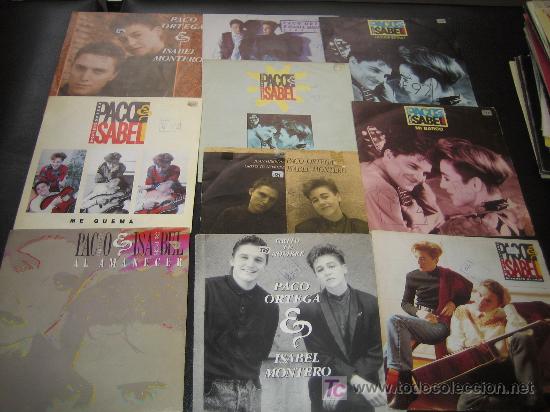 Discos de vinilo: GRAN LOTE DE 10 SINGLES DE PACO ORTEGA E ISABEL MONTERO - Foto 1