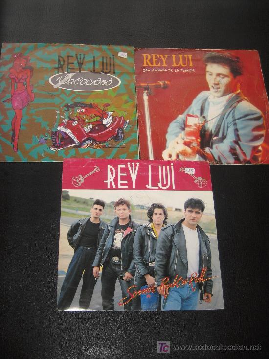 Discos de vinilo: LOTE DE TRES SINGLES REY LUI - Foto 1