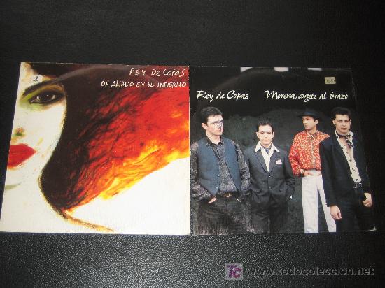Discos de vinilo: LOTE DE DOS SINGLES REY DE COPAS - Foto 1